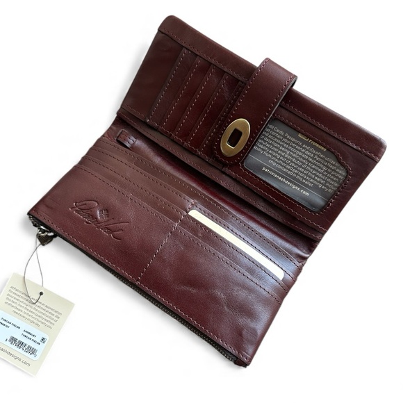 Patricia Nash Leather Annesley Wristlet Wallet - Picture 8 of 8